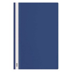 Dohe Report File with Fastener - Folio Size - Transparent Front Cover and Opaque Back - Made of Polypropylene