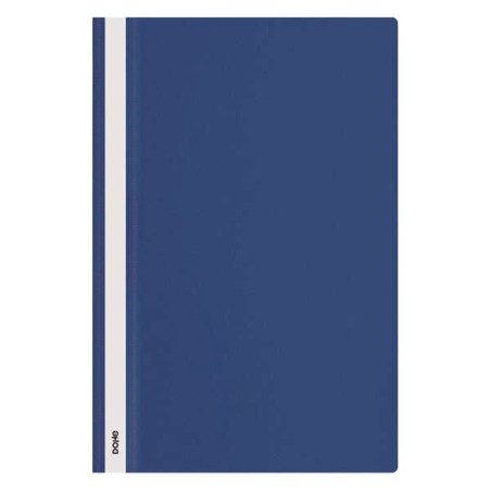 Dohe Report File with Fastener - Folio Size - Transparent Front Cover and Opaque Back - Made of Polypropylene