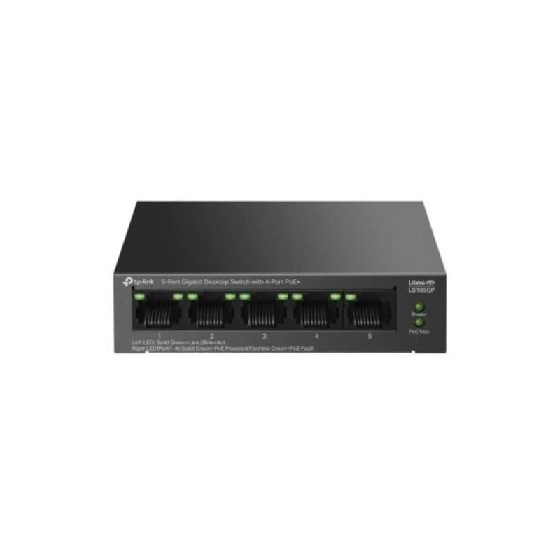 TP-Link TL-LS105GP Switch 5 Puertos 10/100/1000Mbps - POE