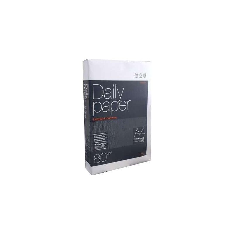 Daily Paper Papel A4 80gr. 210x297mm (500 Folhas) Branco