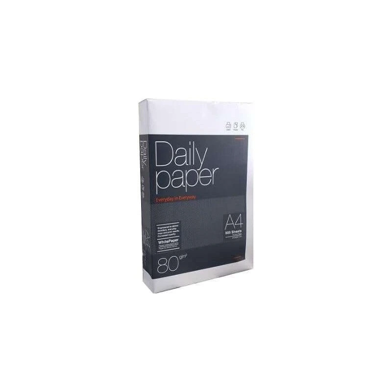 Daily Paper Papier A4 80gr. 210x297mm (500 Feuilles) Blanc