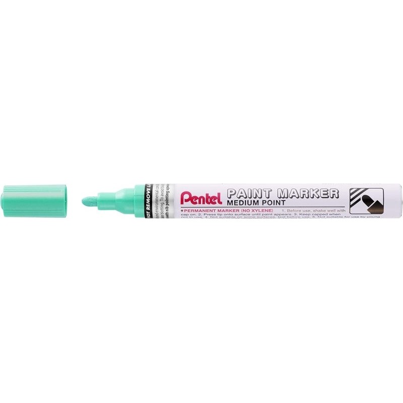 Pentel Paint Marker Marcador de Tinta - Ponta Média 4.5mm - Permanente em todas as Superfícies - Resistente à Luz e à Água