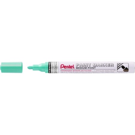 Pentel Paint Marker - Medium 4.5mm Tip - Permanent on All Surfaces - Light and Water Resistant - Aluminium Body - Colour Pearl