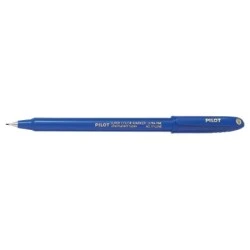 Pilot Super Color Rotulador Permanente Ultra Fino - Punta de Poliacetal 1mm - Libre de Xileno - Color Azul
