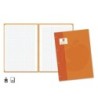 Golden Extra Recarga de 80 Folhas 90gr Quadrícula 4x4 - Formato A4 - 4 Furos e Banda de Cor Laranja