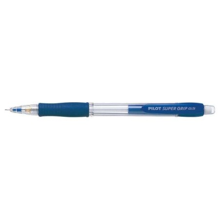 Pilot Porte-mines SuperGrip H185 - Trait 0.5mm - Mine HB - Corps Bleu