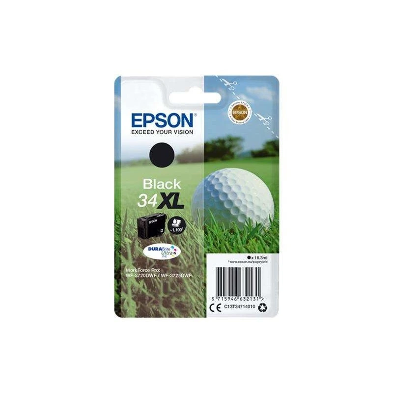 Epson T3471 (34XL) Noir Cartouche d'encre Original - C13T34714010