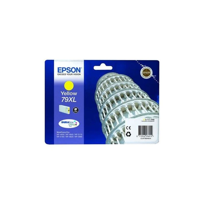 Epson T7904 (79XL) Yellow Ink Cartridge Original - C13T79044010