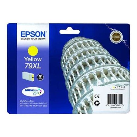 Epson T7904 (79XL) Yellow Ink Cartridge Original - C13T79044010