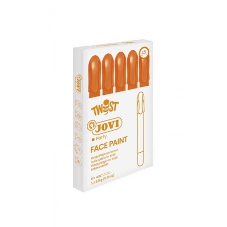 Jovi Twist Stick de Pintura Facial - Hipoalergénico - Base Água - Fácil Aplicação - Grande Cobertura - Seca Rápido - Fácil de