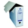 Mariola Permanent Archive Box Folio Size - Dimensions 25.5x10x35.5cm - Ideal for Organising Documents - White and Blue