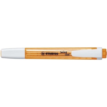 Stabilo Swing Cool Highlighter - Flat Barrel - Chisel Tip - Line Width between 1 and 4mm - Water-Based Ink - Anti-Dry-Out