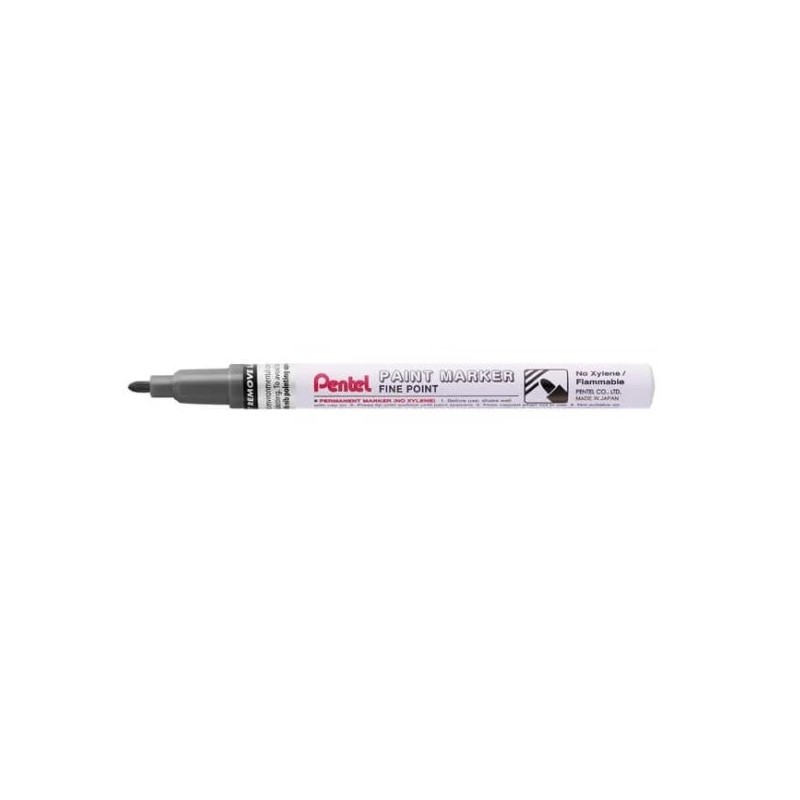 Pentel Paint Marker Marcador de Tinta - Ponta Fina 2.9mm - Permanente em todas as Superfícies - Resistente à Luz e à Água