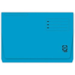 Gio By Elba Sous-chemise avec Pochette et Rabat Folio - Bleu Intense - Carte 320gr - Pochette et Rabat Pratiques - Idéale pour