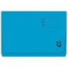 Gio By Elba Subcarpeta con Bolsa y Solapa Folio - Azul Intenso - 320gr Cartulina - Practica Bolsa y Solapa - Ideal para