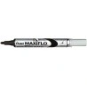 Pentel Maxiflo Rotulador para Pizarra Blanca - Regulacion del Flujo de Tinta - Punta de Bala - Ancho de Linea 2mm - 50% de
