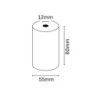 Oqonos Thermal Paper Roll 80x55x12mm, BPA Free, FSC