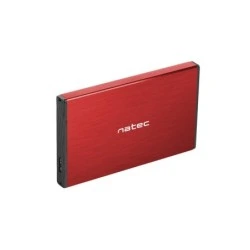 Natec Rhino GO Caja Externa para Discos HDD/SSD SATA 2.5" - USB 3.0 - Compatible con Discos de Hasta 4TB - Plug and Play