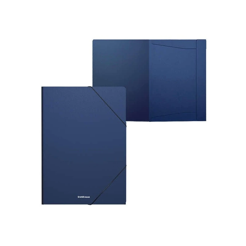 Erichkrause Matt Classic Pasta com Abas A4 - Fabricada em Polipropileno - Cor Azul
