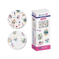 Bismark Phrases Rouleau de Papier Cadeau - Dimensions 70cmx200cm - 2 Designs Différents