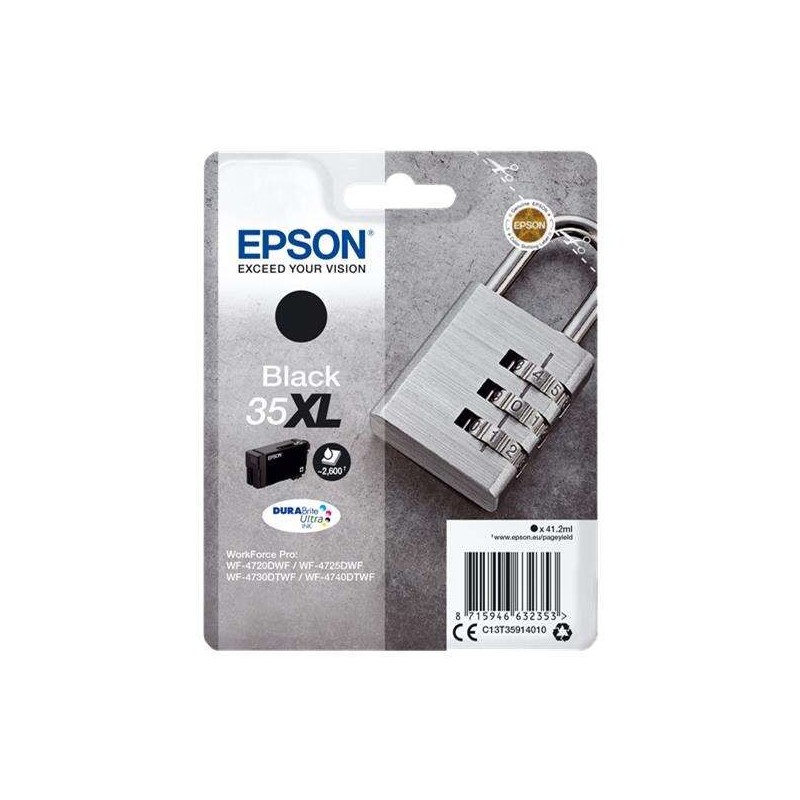 Epson T3591 (35XL) Tinteiro Preto Original - C13T35914010