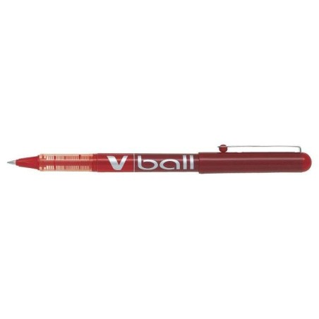 Pilot Stylo à Encre Liquide V Ball 05 Rollerball - Pointe Bille Ronde 0.5mm - Trait 0.3mm - Couleur Rouge