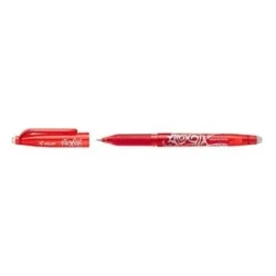 Pilot Frixion Ball Esferográfica de Gel Apagável - Ponta de Esfera 0.7mm - Traço 0.4mm - Grip Ergonómico - Cor Vermelho