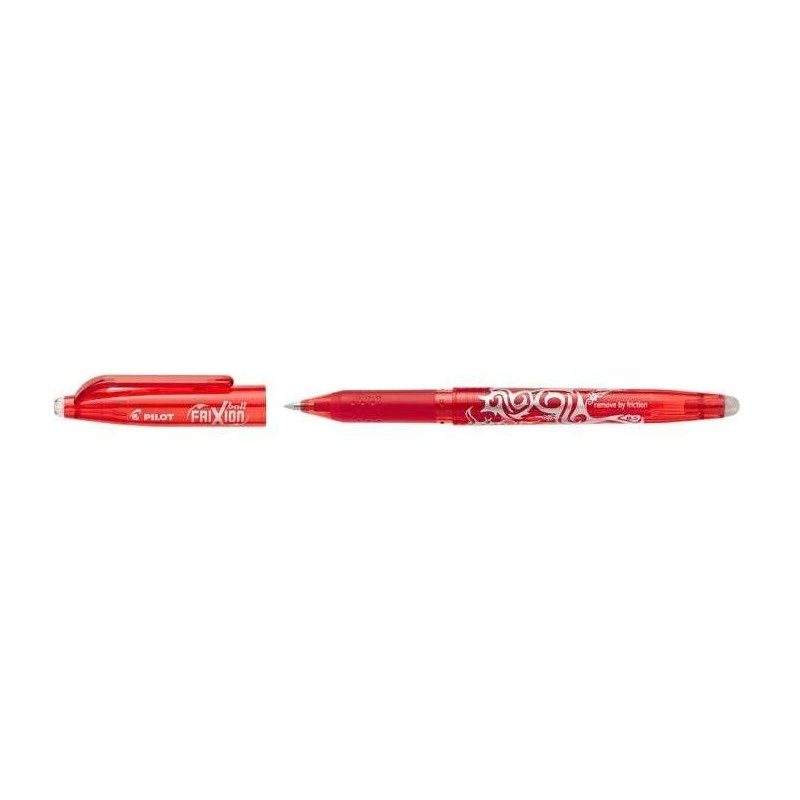 Pilot Frixion Ball Erasable Gel Pen - 0.7mm Ball Tip - 0.4mm Line Width - Ergonomic Grip - Red