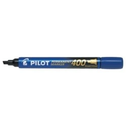 Pilot Permanent Marker 400 - 4.5mm Chisel Tip - 4mm Line - Blue
