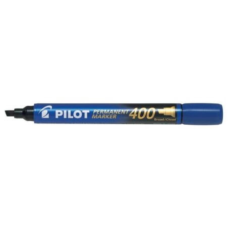 Pilot Permanent Marker 400 - 4.5mm Chisel Tip - 4mm Line - Blue