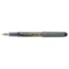 Pilot Caneta de Tinta Permanente V-Pen Silver - Descartável - Tinta Líquida - Ponta de Aço - Traço de 0,5mm - Cor Preto