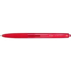 Pilot Stylo à Bille Rétractable SuperGrip G - Pointe Ronde 1.0mm - Tracé 0.4mm - Encre à Base d'Huile - Grip Ergonomique