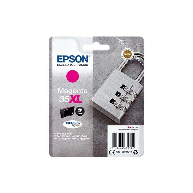 Epson T3593 (35XL) Magenta Ink Cartridge Original - C13T35934010