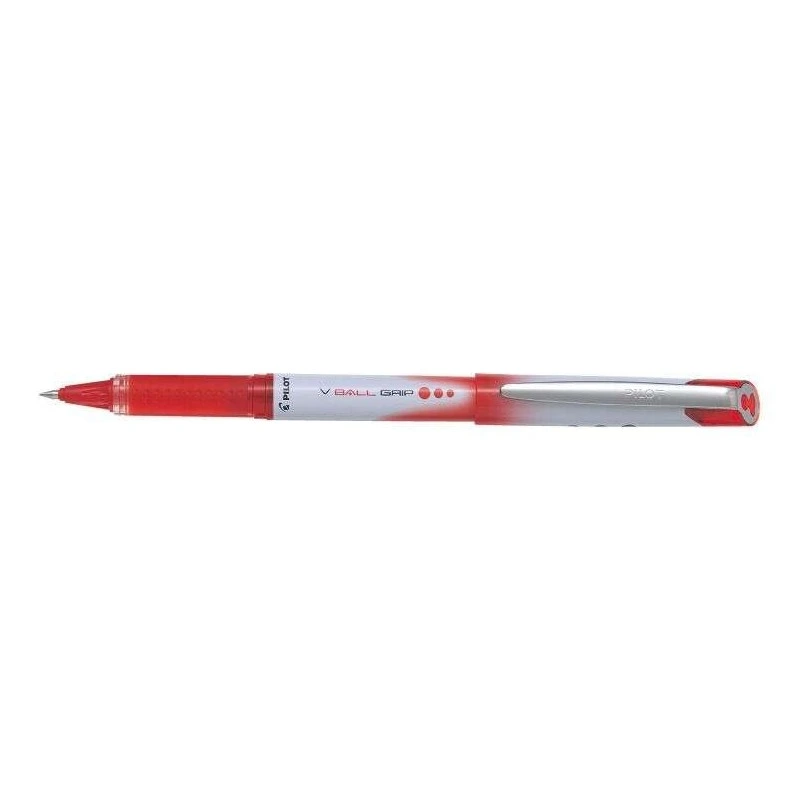 Pilot Stylo à Encre Liquide V Ball Grip 07 - Pointe Bille Conique 0.7mm - Tracé 0.5mm - Zone de Préhension en Caoutchouc
