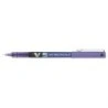Pilot V5 HI-Tecpoint Rollerball Liquid Ink Pen - 0.5mm Fine Needle Point - 0.3mm Line Width - Violet