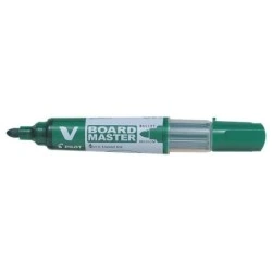 Pilot V-Board Master Begreen Marqueur pour Tableau Blanc - Pointe Ronde 6mm - Tracé 2.3mm - 91% Plastique Recyclé