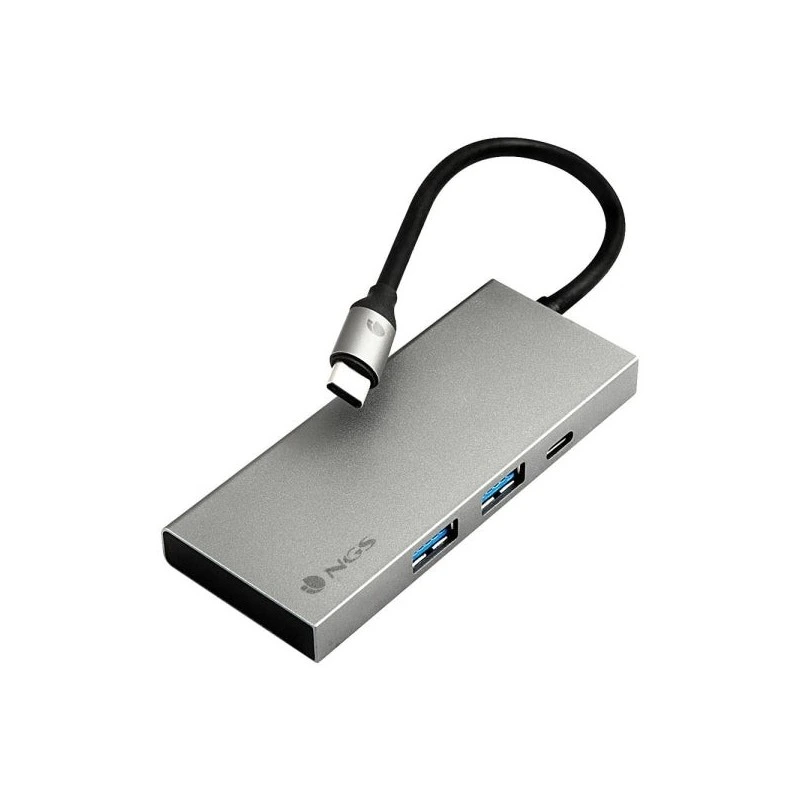 NGS Wonder Dock 4 Pro 4 en 1 Hub USB-C - 2x USB 3.0, 1x USB-C PD 100W, 1x HDMI - Admite Resoluciones Maximas de 4K a 30 Hz