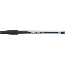 Carioca Sfera Boligrafos - Punta Ø 1mm - Escritura Super Deslizante - Fabricado con 90% de Plastico Reciclado - Color Negro