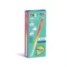 Carioca Oops Easy Erasable Ballpoint Pen with Ø 0.7mm Tip - Thermo-Sensitive Ink - Body with Gradient Effect - Double Eraser
