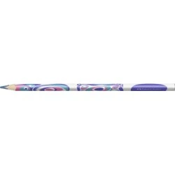 Faber-Castell Fantasia Pastel Lápis com Mina Multicolor - Corpo Triangular Decorado - Madeira de Florestas Sustentáveis