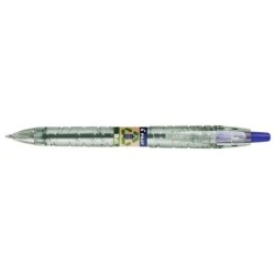 Pilot Boligrafo de Bola Retractil B2P Ecoball BeGreen - Punta Redonda 1mm - Trazo 0.27mm - 86,64% de Plastico Reciclado