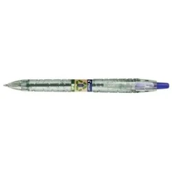Pilot Esferografica de Bola Retratil B2P Ecoball BeGreen - Ponta Redonda 1mm - Traco 0.27mm - 86,64% de Plastico Reciclado