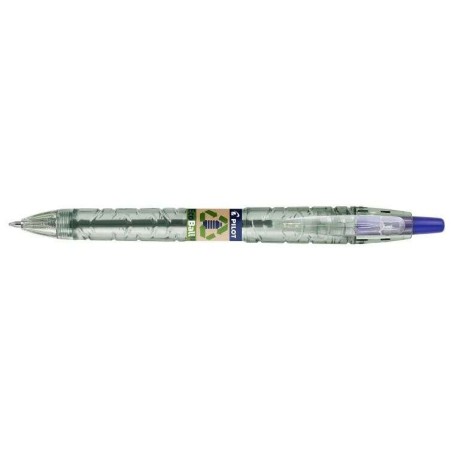 Pilot Boligrafo de Bola Retractil B2P Ecoball BeGreen - Punta Redonda 1mm - Trazo 0.27mm - 86,64% de Plastico Reciclado