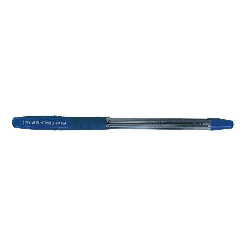 Pilot BPS-GP Stylo à Bille - Pointe Moyenne de 1mm - Tracé de 0.4mm - Rechargeable - Couleur Bleu