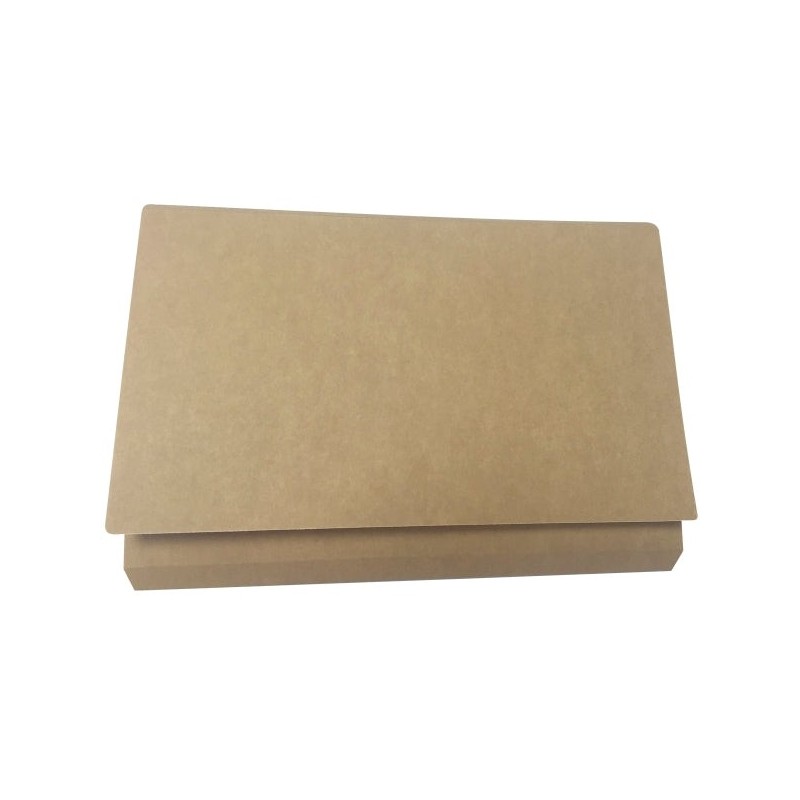 Gio By Elba Subcarpeta con Bolsa y Solapa Folio Kraft Bicolor - Resistente Cartulina de 240gr - Bolsa y Solapa para Mayor