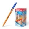 Erichkrause R-301 Esferográfica Orange - Ponta de 0.7mm - Traço de 0.35mm - Tampa Ventilada - Corpo Opaco Laranja - Cor Azul