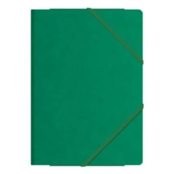 Dohe Chemises à Élastiques avec Trois Rabats - Format Folio - Carte de Première Qualité - Plastifiées - Fermeture à Élastiques