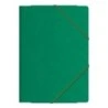Dohe Carpetas de Gomas con Tres Solapas - Tamaño Folio - Cartulina de Primera Calidad - Plastificadas - Cierre de Gomas Planas