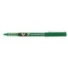 Pilot V7 HI-Tecpoint Rollerball Liquid Ink Pen - 0.7mm Fine Needle Point - 0.5mm Line Width - Green