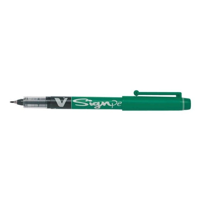 Pilot V-Sign Pen Fine Tip Marker - 2mm Fine Tip - 0.6mm Line Width - Green